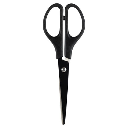 JAM PAPER Multi-Purpose Precision Scissors - 8 Inch - Neon Lime Green - Ergonomic Handle & Stainless Steel Blades - Sold Individually