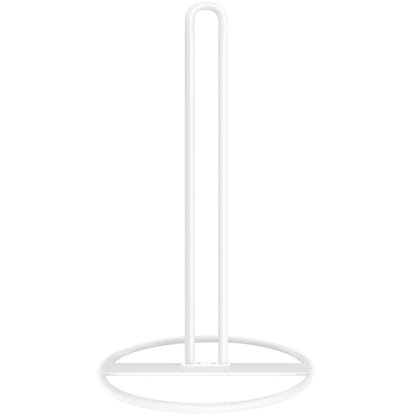 Paper Towel Holder Countertop, OBODING, Kitchen Paper Towel Stand Holder for Kitchen Organization and Storage, Paper Towel Holders for Standard and Large Size Rolls (Black)