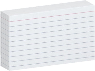 Oxford Ruled Index Cards, 3" x 5", White, 100-Pack (31)