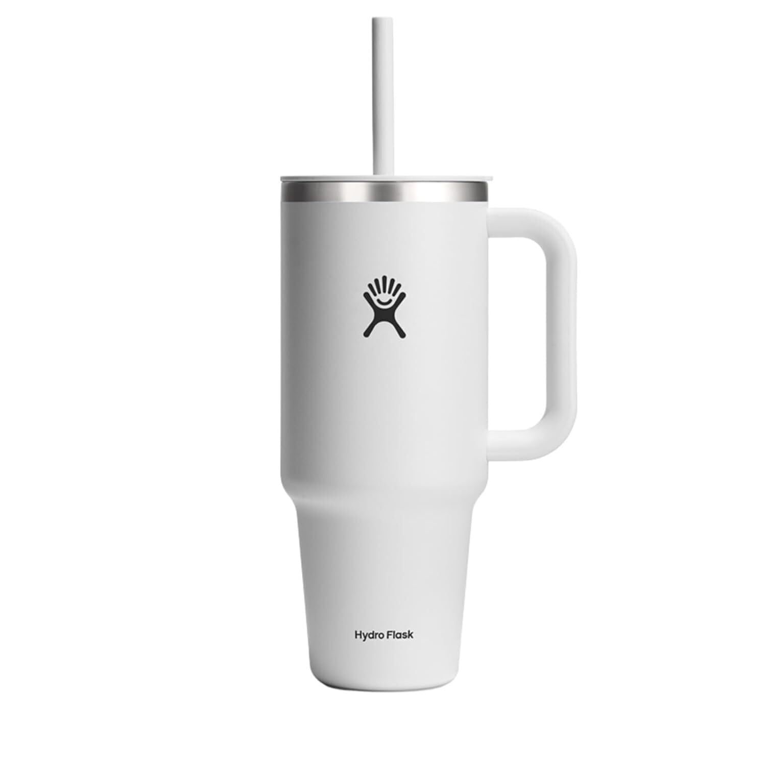 Hydro Flask 32 Oz Travel Tumbler with Handle, Lid and Straw - Insulated Stainless Steel in Holiday Punch