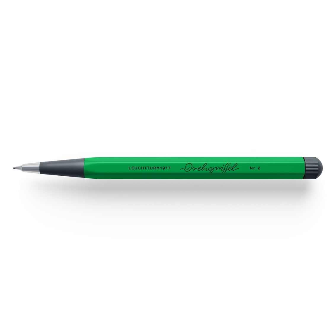 LEUCHTTURM1917 - Drehgriffel Mechanical Pencil - Refillable Writing Stylus with 0.7 mm HB Graphite Lead (Light Grey)