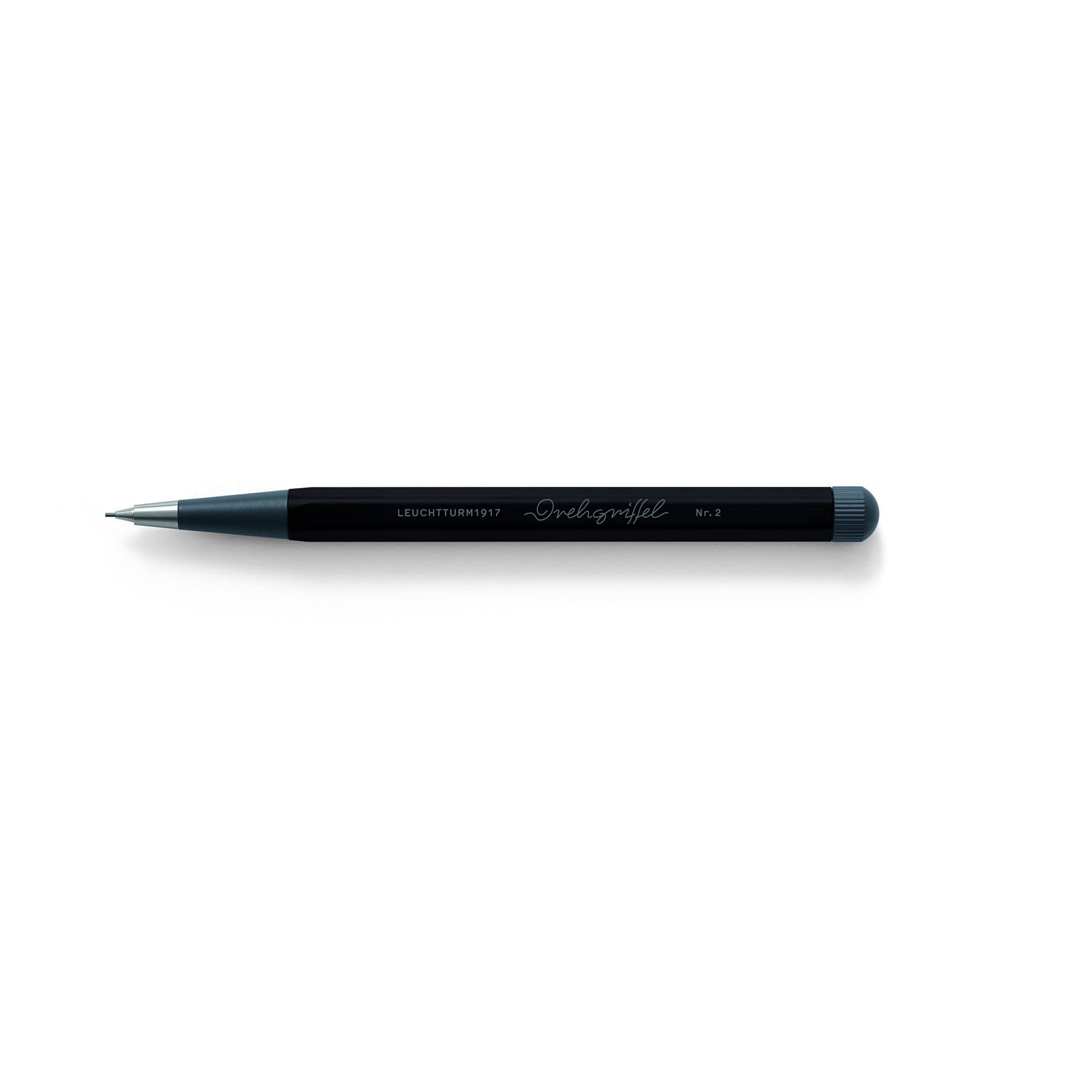 LEUCHTTURM1917 - Drehgriffel Mechanical Pencil - Refillable Writing Stylus with 0.7 mm HB Graphite Lead (Light Grey)