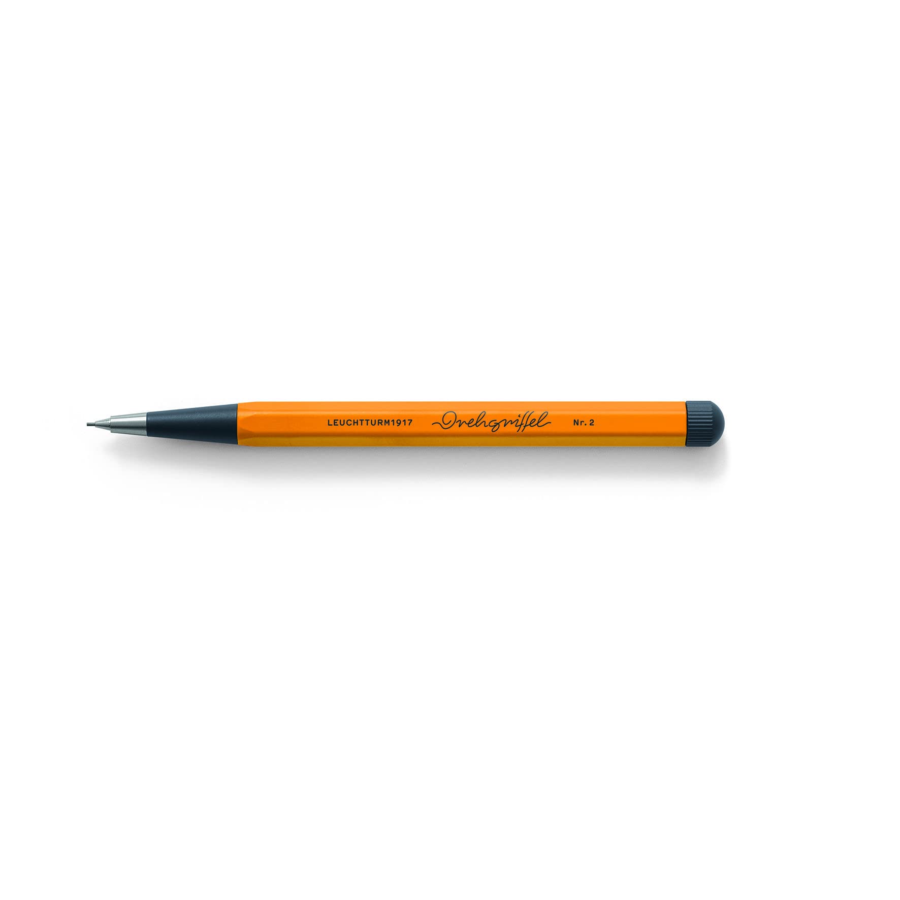 LEUCHTTURM1917 - Drehgriffel Mechanical Pencil - Refillable Writing Stylus with 0.7 mm HB Graphite Lead (Light Grey)