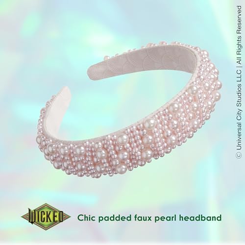 Wicked 2 Pearl Glinda Pink Headband - hair accessories for women and girls - gifts for her - Scunci by Conair