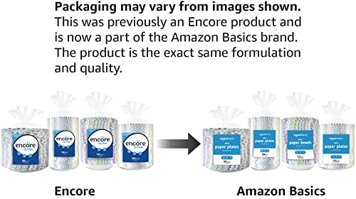Amazon Basics Ultra Paper Bowls, 20 Oz, Disposable, 50 Count, White (1 pack of 50)