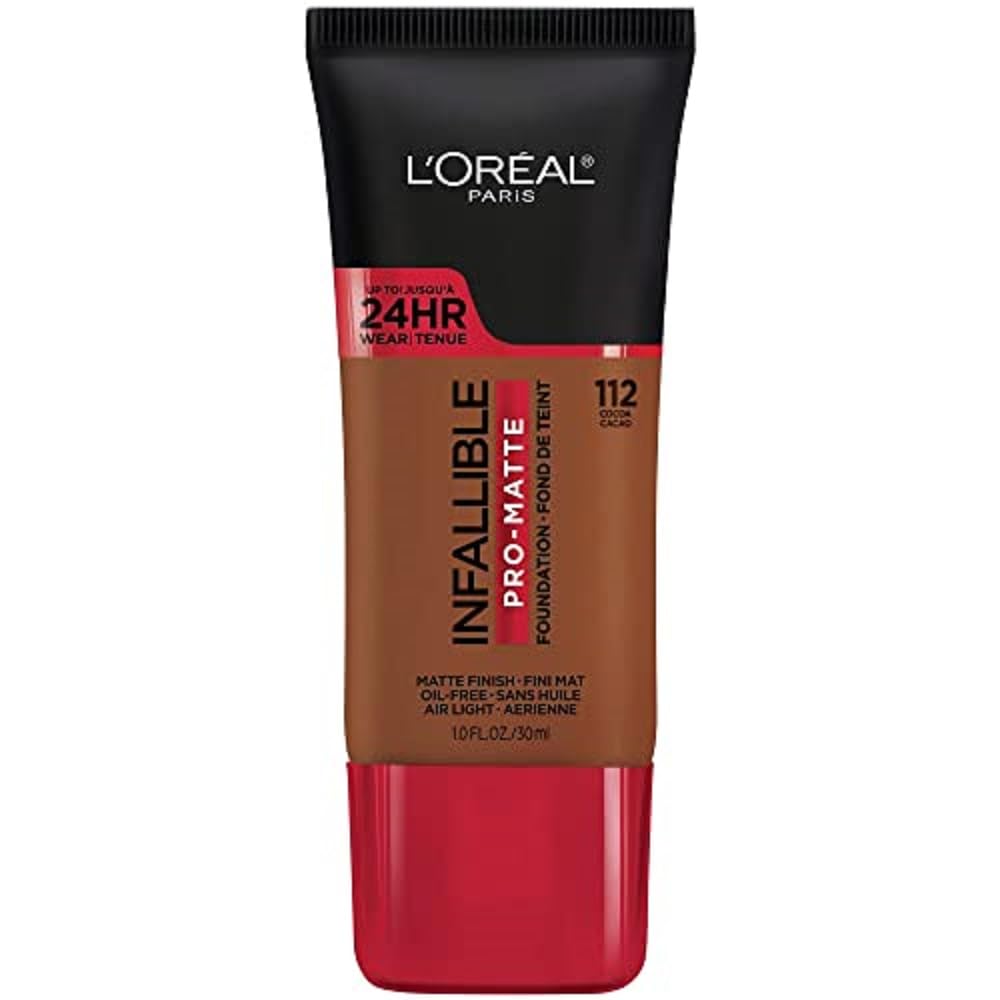 L'Oreal Paris Makeup Infallible Pro-Matte Liquid Longwear Foundation, 105 Natural Beige, 1 fl; oz.