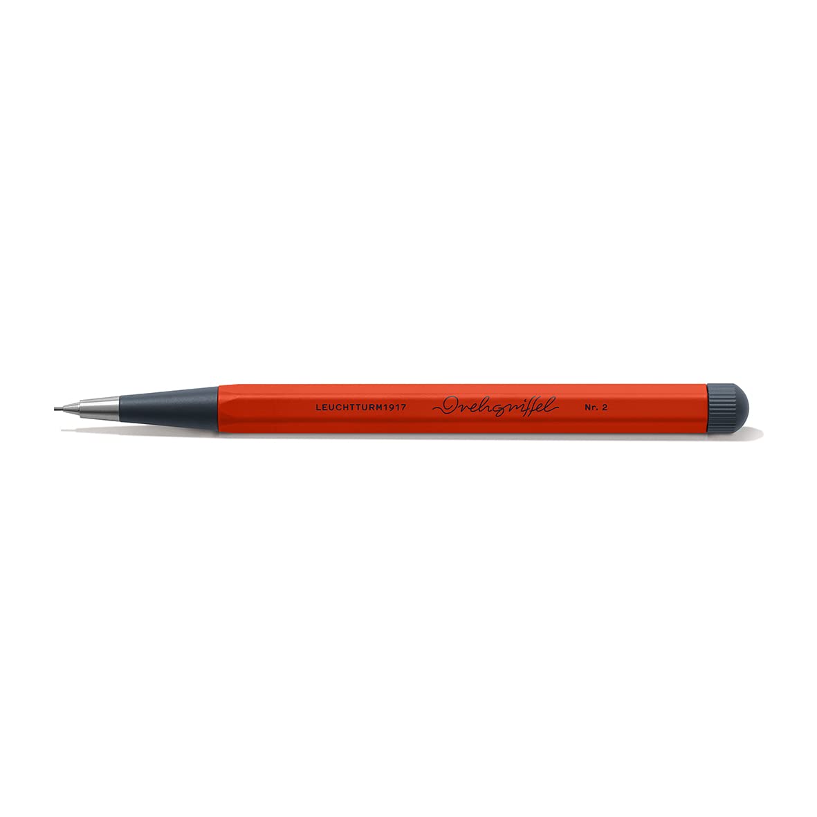 LEUCHTTURM1917 - Drehgriffel Mechanical Pencil - Refillable Writing Stylus with 0.7 mm HB Graphite Lead (Light Grey)
