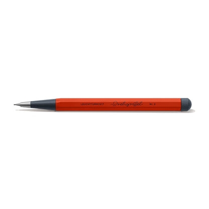 LEUCHTTURM1917 - Drehgriffel Mechanical Pencil - Refillable Writing Stylus with 0.7 mm HB Graphite Lead (Light Grey)