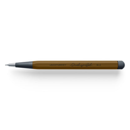 LEUCHTTURM1917 - Drehgriffel Mechanical Pencil - Refillable Writing Stylus with 0.7 mm HB Graphite Lead (Light Grey)