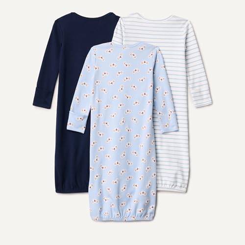 Amazon Essentials Unisex-Baby Long Sleeve Sleeper Cotton Gown