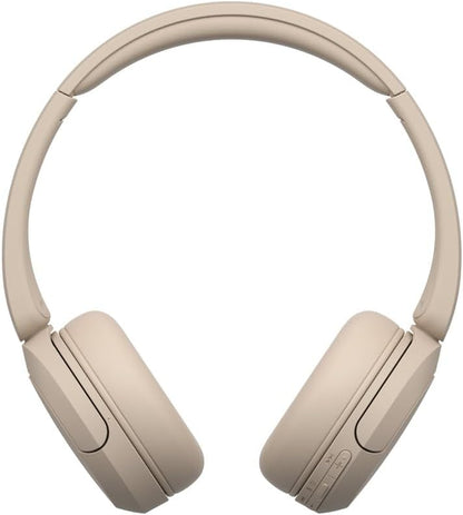 Sony WH-CH520 Wireless Headphones Bluetooth On-Ear Headset with Microphone, Cappuccino