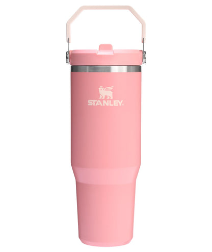 Stanley IceFlow Flip Straw Tumbler with Handle 30 oz | Twist On Lid and Flip Up Straw | Leak Resistant Water Bottle | Insulated Stainless Steel |BPA-Free | Lilac