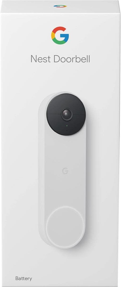 Google Nest Doorbell (Battery) - Snow