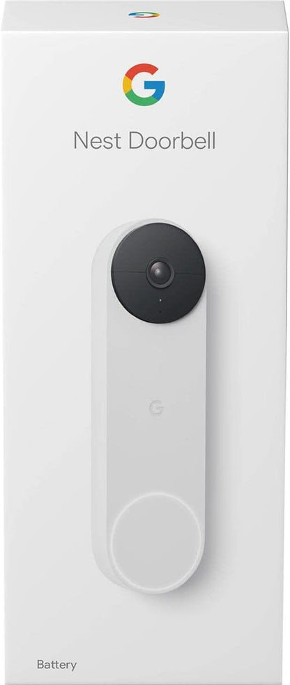 Google Nest Doorbell (Battery) - Snow