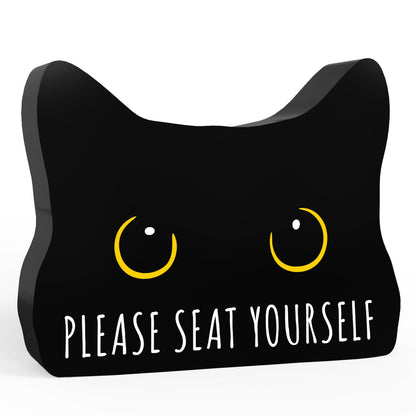 Black Cat Decor Halloween Cat Bathroom Decor Are You Pooping Funny Bathroom Acrylic Decors Sign Cat for Home Bathrooms Cats Lover Gifts For Women Men Halloween Christmas