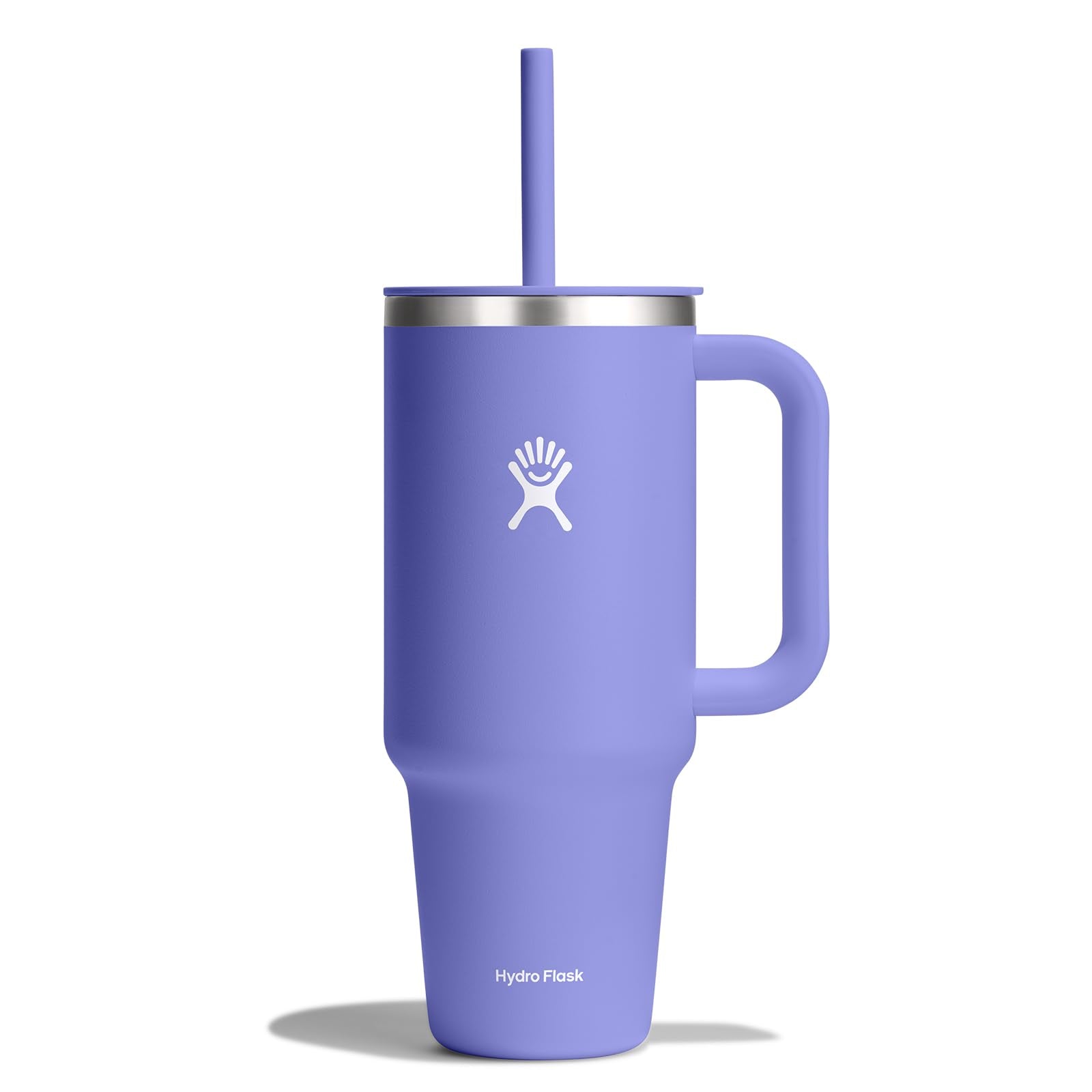 Hydro Flask 32 Oz Travel Tumbler with Handle, Lid and Straw - Insulated Stainless Steel in Holiday Punch