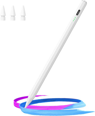 Stylus Pen for iPad(2018-2025)-13 Mins Fast Charge with Tilt Sensitivity & Palm Rejection for iPad 11/10/9/8/7/6th Gen, Air 7/6/5/4/3/M3/M2, Pro 13
