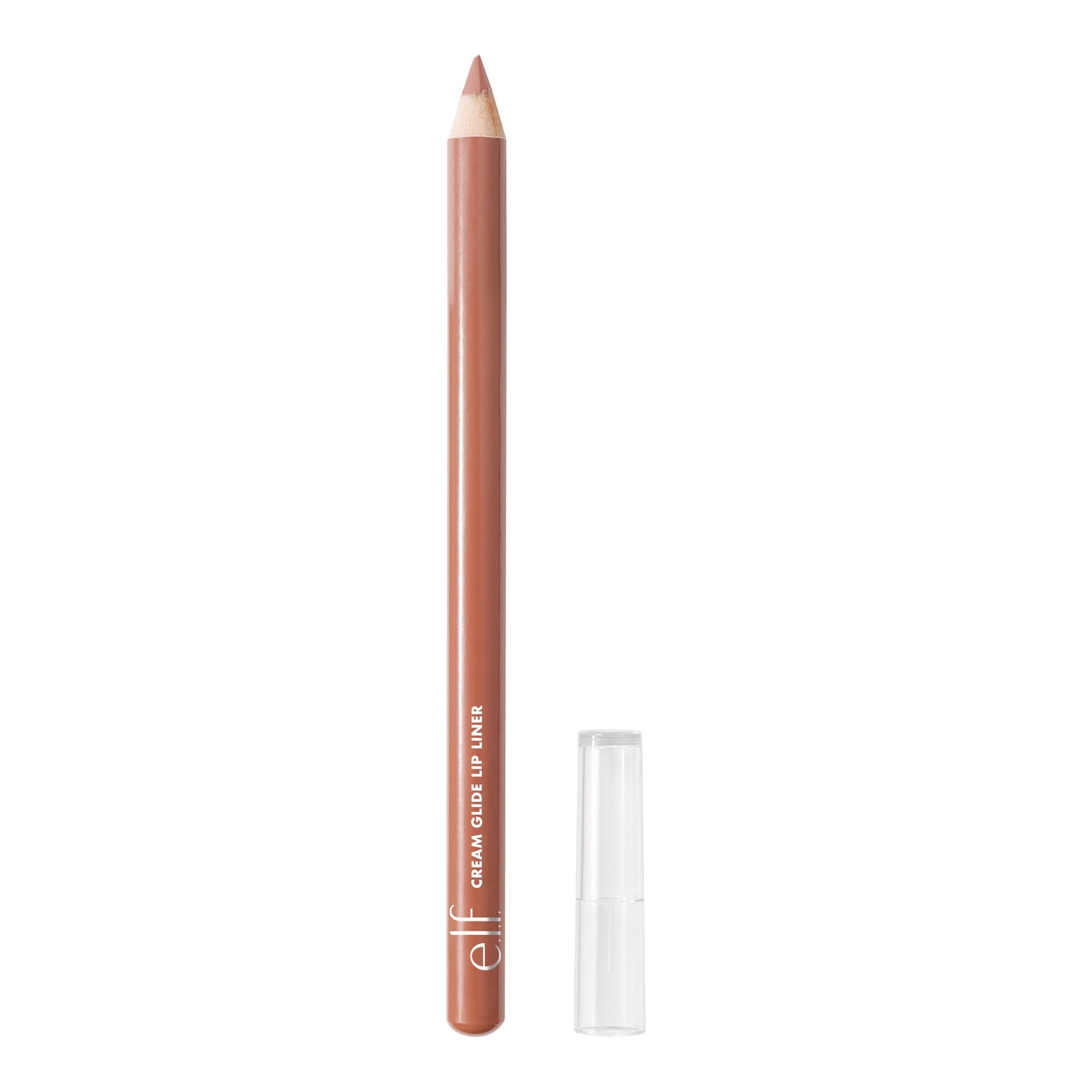 e.l.f. Cream Glide Lip Liner, Highly-Pigmented Pencil For Shaping & Sculpting Lips, Semi-Matte Finish, Vegan & Cruelty-Free, Mauve Aside