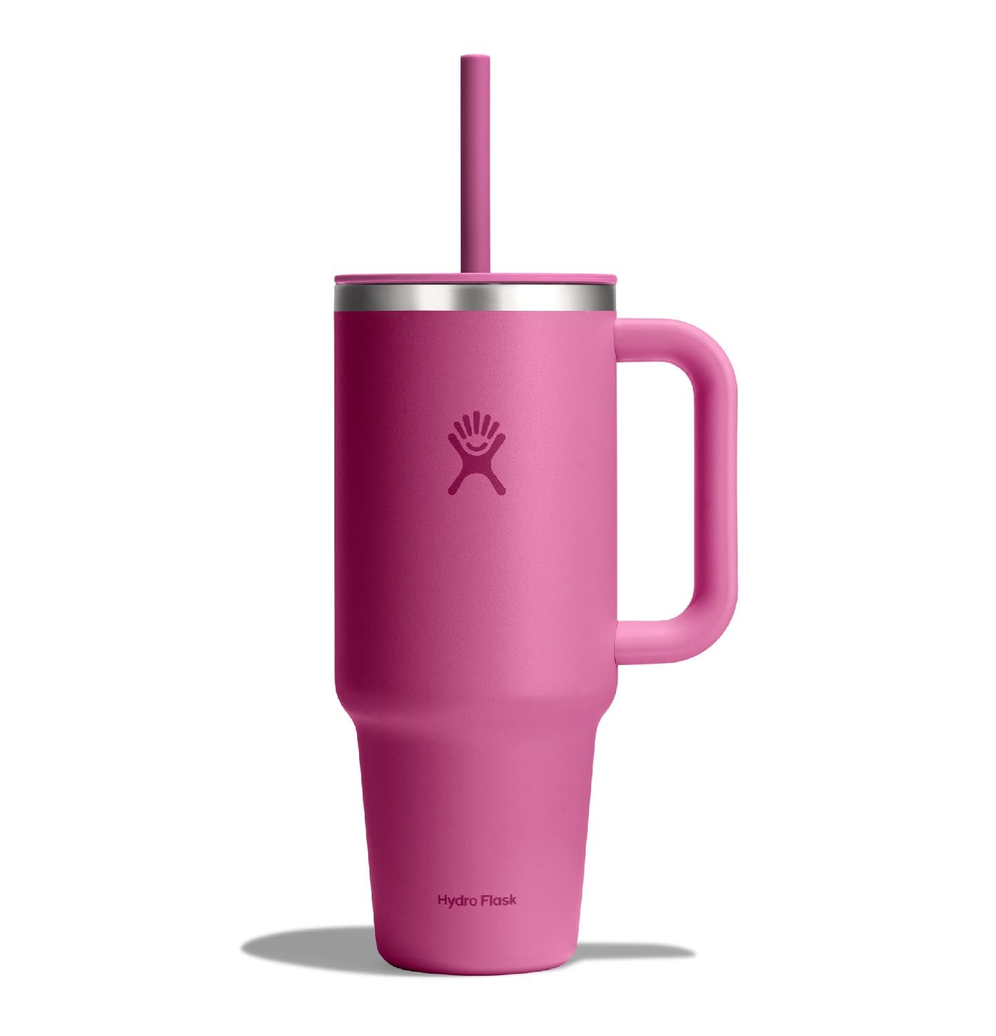 Hydro Flask 32 Oz Travel Tumbler with Handle, Lid and Straw - Insulated Stainless Steel in Holiday Punch