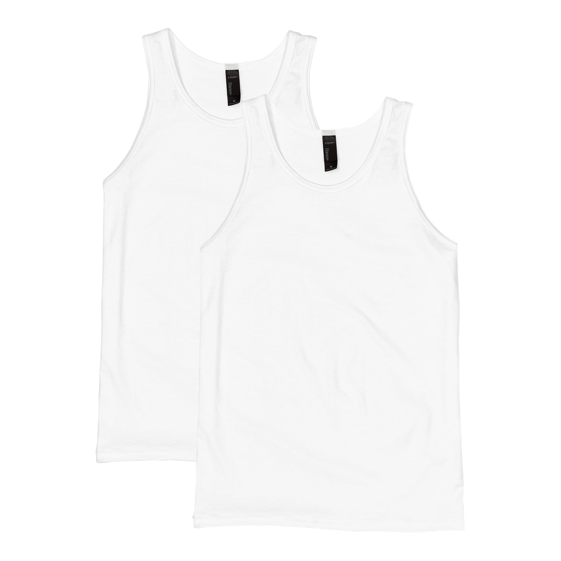 Hanes Men’s Performance Tank, X-Temp Moisture-Wicking Tank Top, Solid Colors, 2-Pack