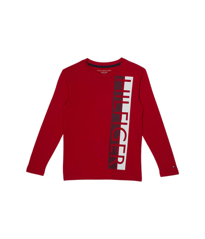 Tommy Hilfiger Boys' Long Sleeve Crew Neck T-Shirt