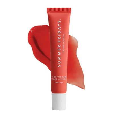 Summer Fridays Tinted Lip Butter Balm - Conditioning Vegan Lip Balm for Instant Moisture, Shine & Hydration - Sheer-Tinted, Soothing Skincare - Pink Sugar (.5 Oz)