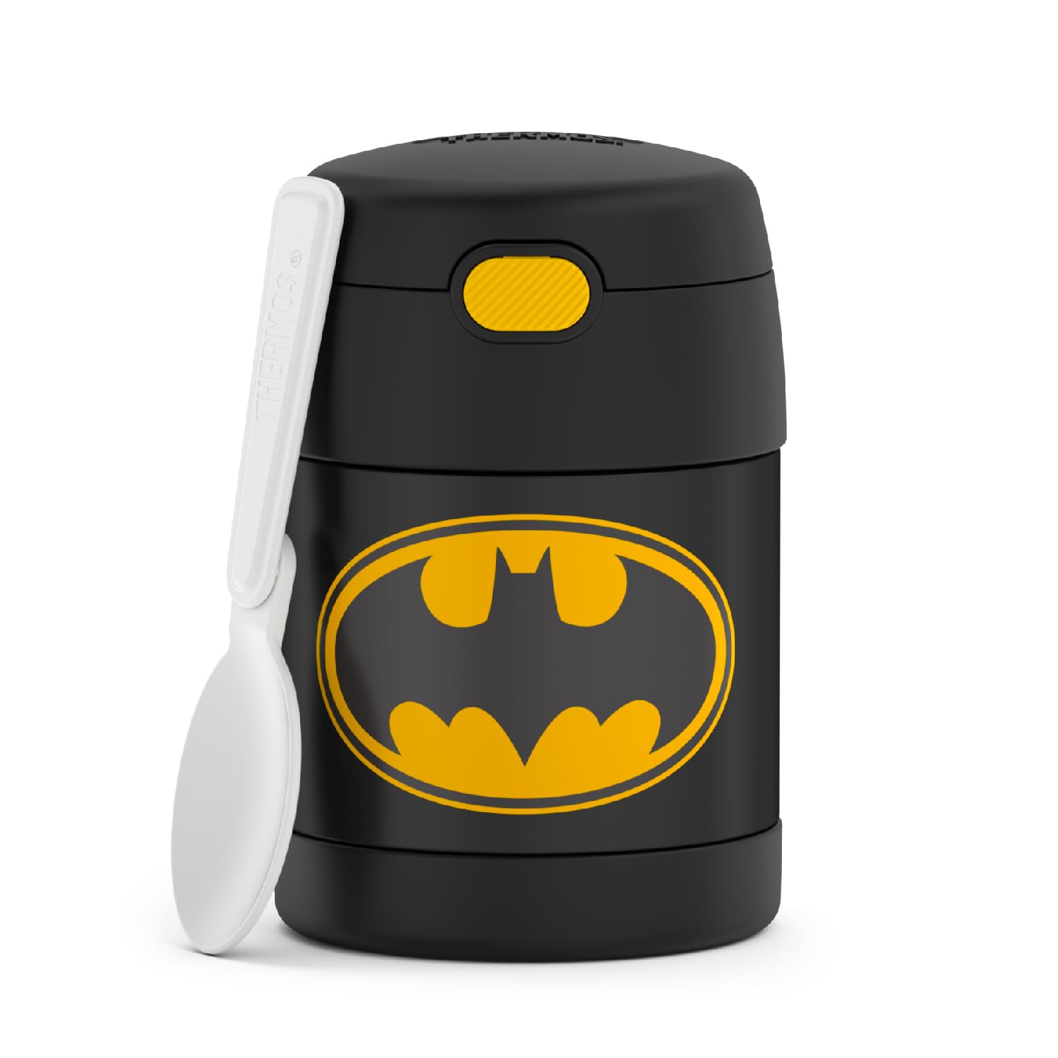 THERMOS FUNTAINER Insulated Food Jar – 10 Ounce – Kid Friendly Food Jar with Foldable Spoon, Minecraft