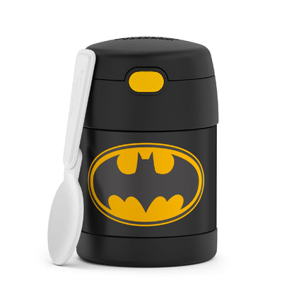 THERMOS FUNTAINER Insulated Food Jar – 10 Ounce – Kid Friendly Food Jar with Foldable Spoon, Minecraft