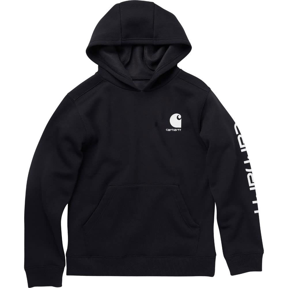 Carhartt Boys' Long-Sleeve Hooded Graphic Sweatshirt