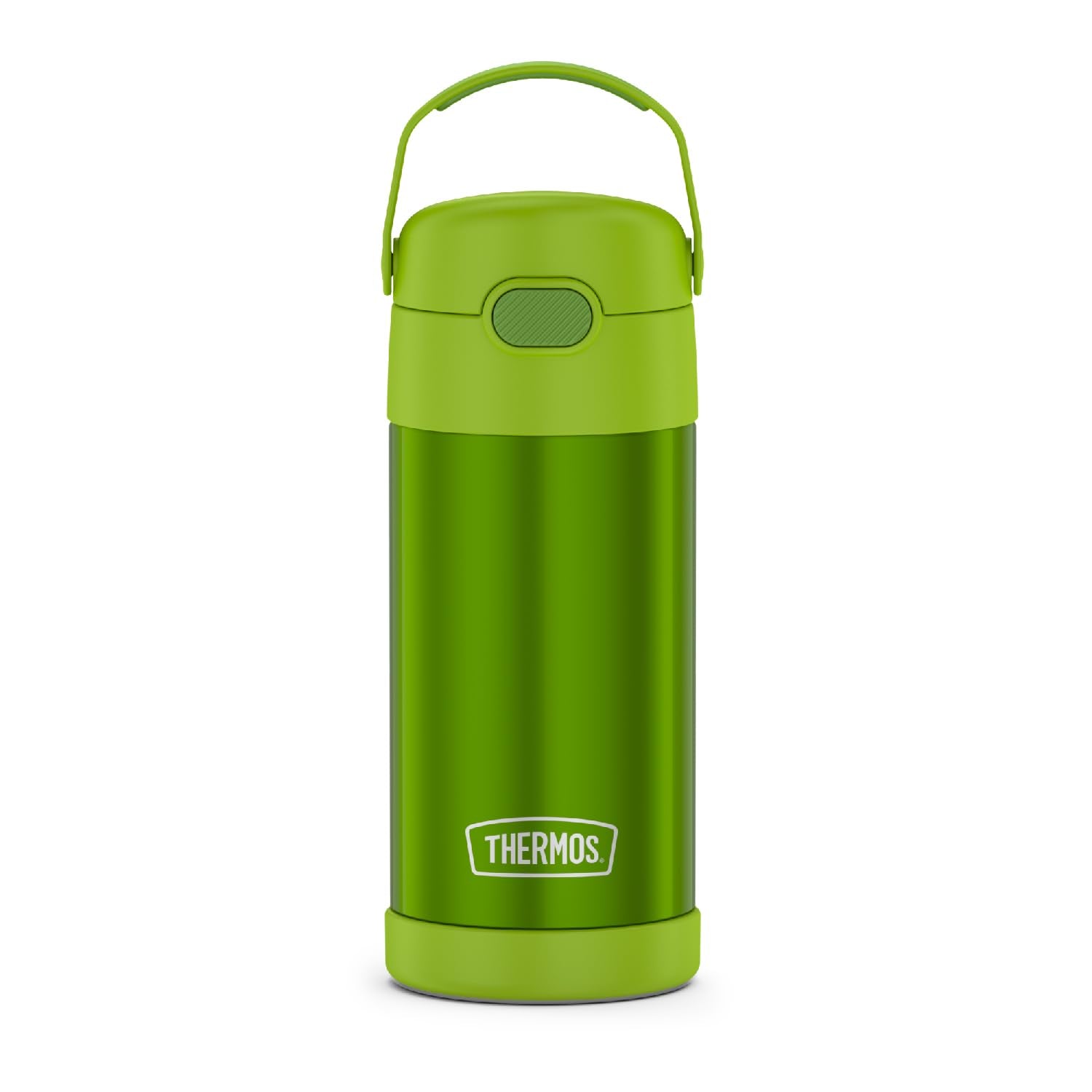 THERMOS FUNTAINER Water Bottle with Straw - 12 Ounce - Kids Stainless Steel Vacuum Insulated Water Bottle with Lid, Mod Flowers