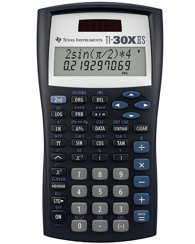 Texas Instruments TI-30XIIS Scientific Calculator, White