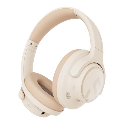 SoundPEATS Space Hybrid Active Noise Cancelling Headphones, Wireless Over Ear Bluetooth Headset, 123H Playtime, Hi Res Audio Wired, APP Custom EQ, Deep Bass, Comfort Ear Cups, for Home Office Travel