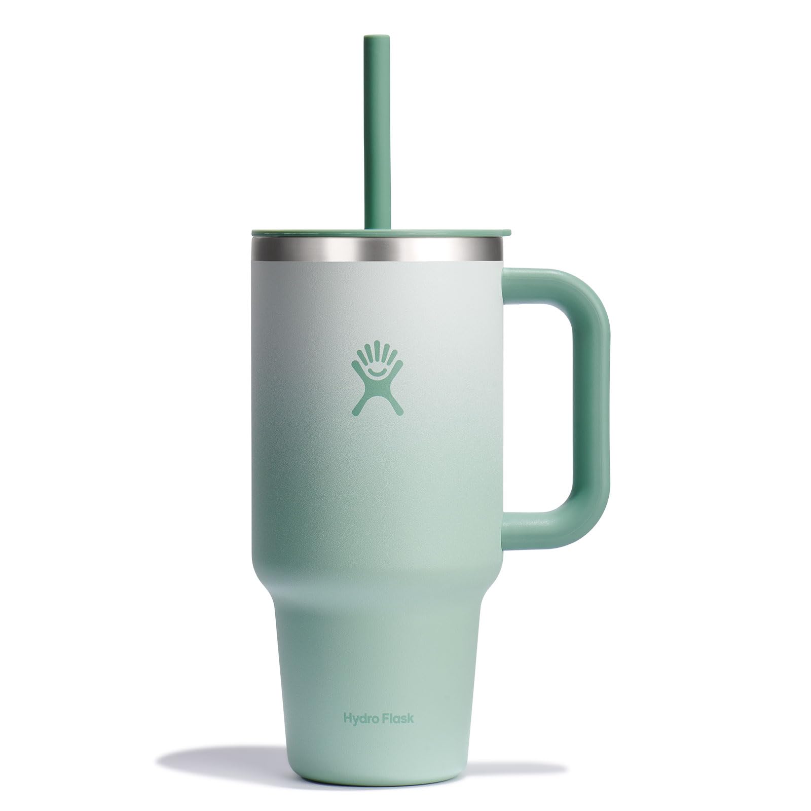 Hydro Flask 32 Oz Travel Tumbler with Handle, Lid and Straw - Insulated Stainless Steel in Holiday Punch