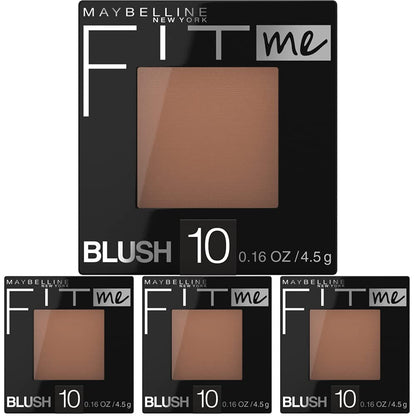 Maybelline Fit Me Blush, Lightweight, Smooth, Blendable, Long-lasting All-Day Face Enhancing Makeup Color, Pink, 1 Count