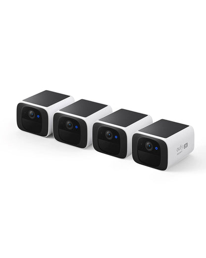 eufy Security SoloCam S220, Solar Security Camera, Wireless Security Camera Outdoor, 2K Resolution, Continuous Power, No Monthly Fee, HomeBase 3 Compatible, 2.4 GHz Wi-Fi, for Outdoor Surveillance