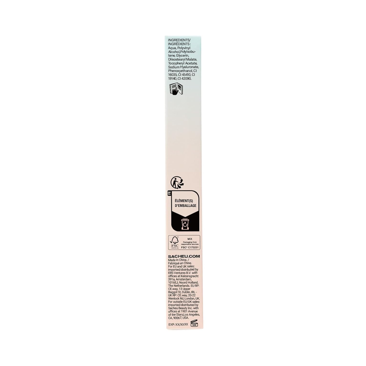 Sacheu Lip Liner Stay-N Peel Off Lip Stain — Long Lasting Matte Lip Tattoo Transfer Proof Lipstain Infused with Hyaluronic Acid & Vitamin E for All Skin Types — Vegan & Cruelty-Free, p-INKED