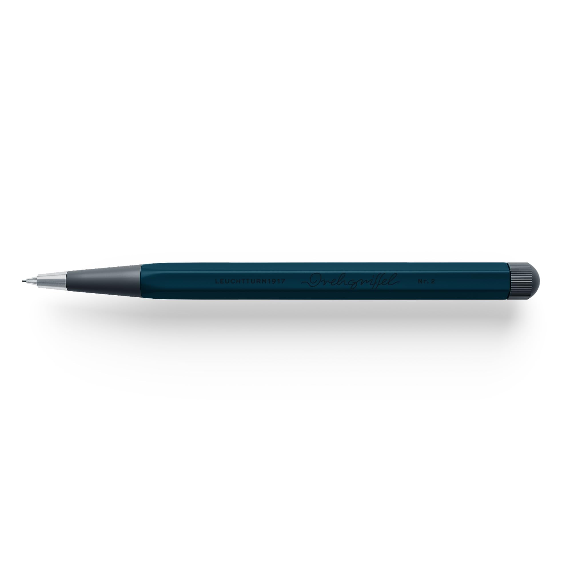 LEUCHTTURM1917 - Drehgriffel Mechanical Pencil - Refillable Writing Stylus with 0.7 mm HB Graphite Lead (Light Grey)