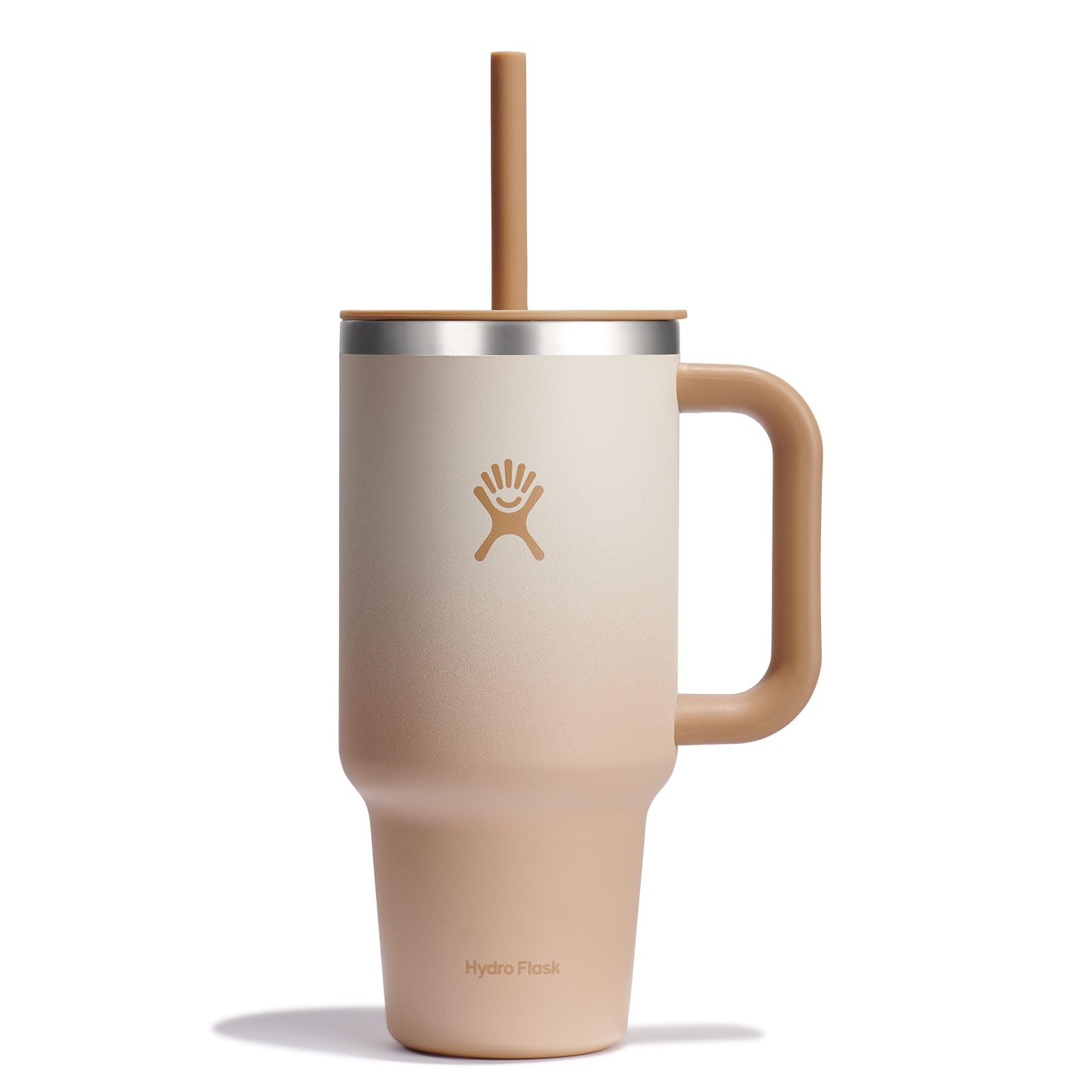 Hydro Flask 32 Oz Travel Tumbler with Handle, Lid and Straw - Insulated Stainless Steel in Holiday Punch