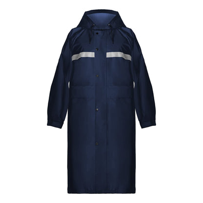 Coralrain Long Hooded Raincoat Safety Waterproof Emergency Rain Jacket Poncho for Men Women Adults