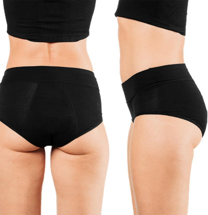 Bambody Absorbent Panties, Period Underwear for Women and Teens - All-Day Long - Overnight Protection- Postpartum, Leakproof