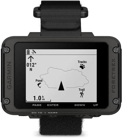 Garmin Foretrex 801, Wrist-Mounted GPS Navigation with Strap, Upgraded Multi-Band GNSS, Longer Battery Life