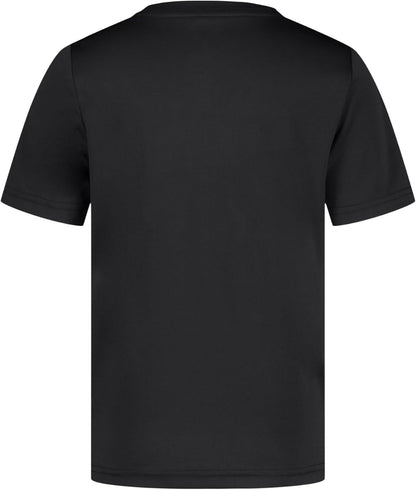Boys' Lifestyle Short Sleeve Top, Slim-fit Shirt with Logo, Comfortable