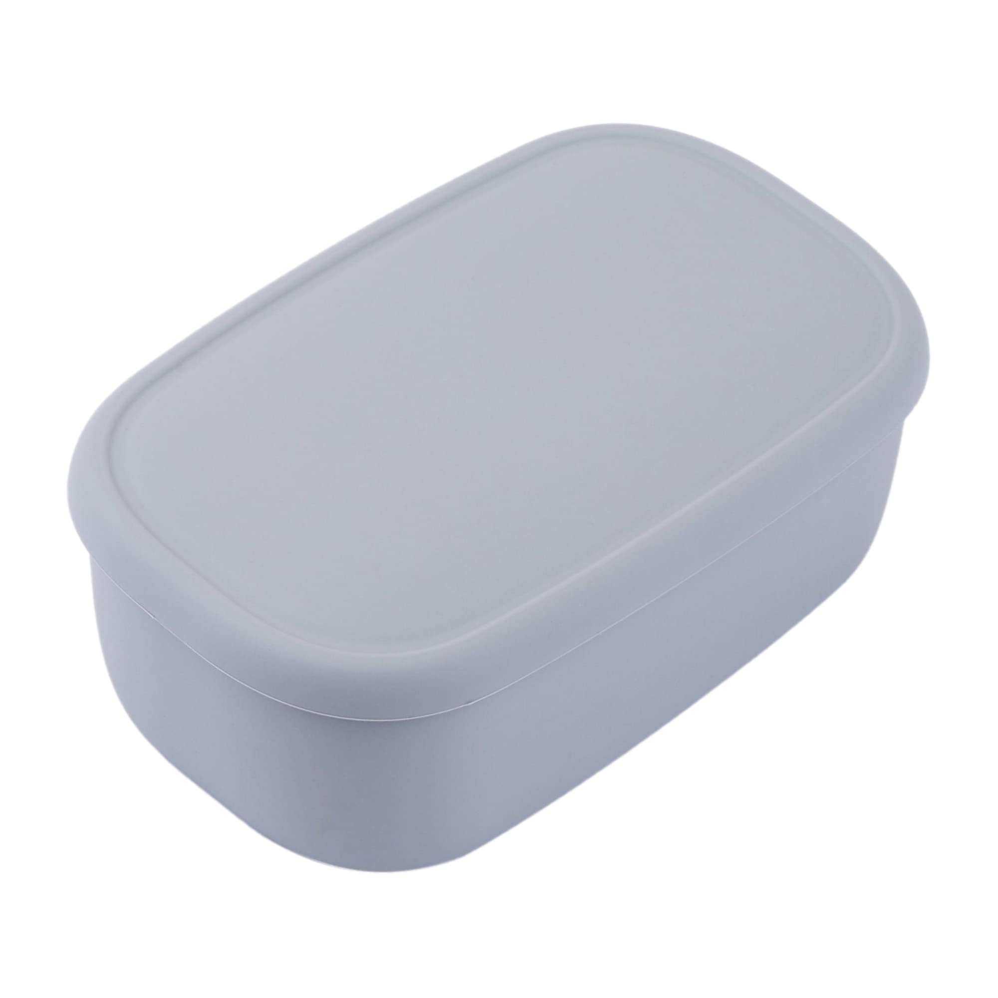 BLUE GINKGO Nesting Silicone Containers - Set of 3 Hard-Shell Silicone Food Storage Containers | BPA Free, Airtight, Dishwasher and Freezer Safe (6.7oz, 10oz, 20oz) - Yellow