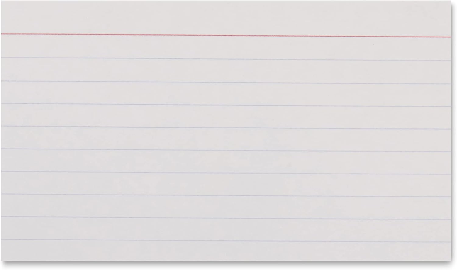 Amazon Basics Paper Flash Ruled Index Note Cards, Heavy Weight, White, 3 x 5 Inch Card, 300 Count, 100 Pack of 3