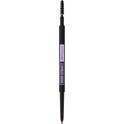Maybelline Express Brow Ultra Slim Eyebrow Makeup, Brow Pencil with Precision Tip and Spoolie for Defined Eyebrows, Soft Brown, 1 Count
