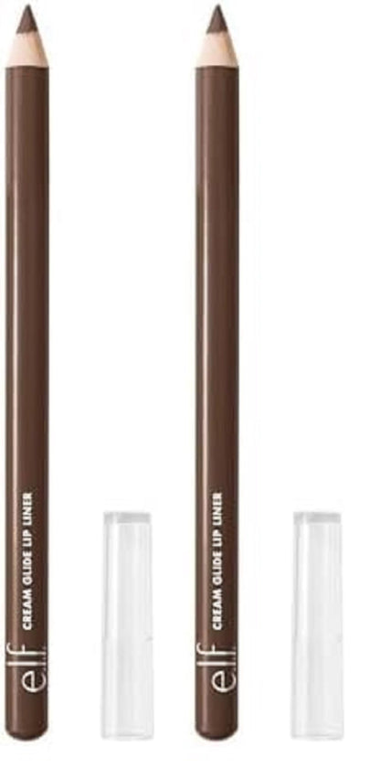 e.l.f. Cream Glide Lip Liner, Highly-Pigmented Pencil For Shaping & Sculpting Lips, Semi-Matte Finish, Vegan & Cruelty-Free, Mauve Aside