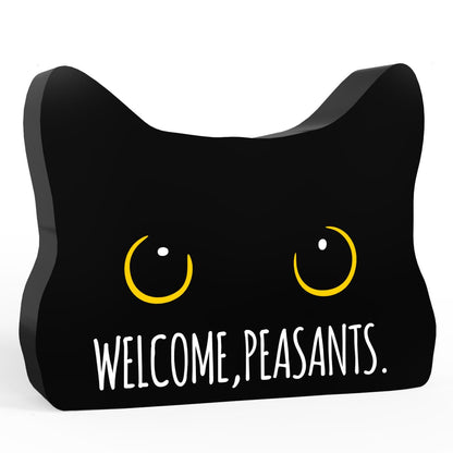 Black Cat Decor Halloween Cat Bathroom Decor Are You Pooping Funny Bathroom Acrylic Decors Sign Cat for Home Bathrooms Cats Lover Gifts For Women Men Halloween Christmas
