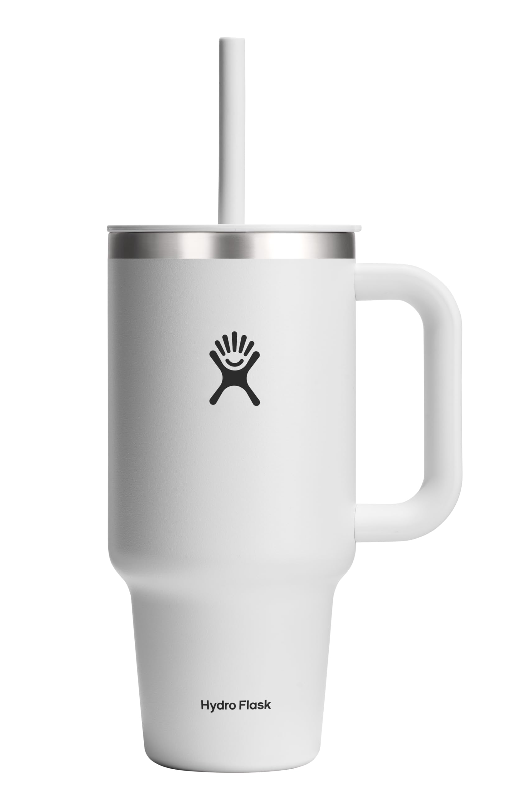 Hydro Flask 32 Oz Travel Tumbler with Handle, Lid and Straw - Insulated Stainless Steel in Holiday Punch
