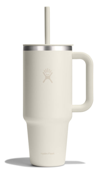 Hydro Flask 32 Oz Travel Tumbler with Handle, Lid and Straw - Insulated Stainless Steel in Holiday Punch