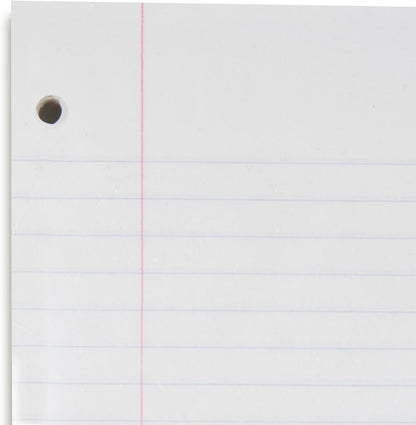 Mead Loose Leaf Paper, Wide Ruled Filler Notebook Paper, 8" x 10-1/2", 200 Sheets, Fits 3-Ring Binder (15200)